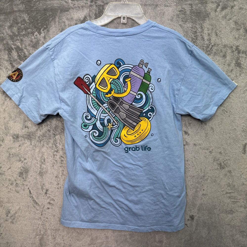 Atlanta FC Belize t shirt Med blue grab Life - Picture 9 of 11